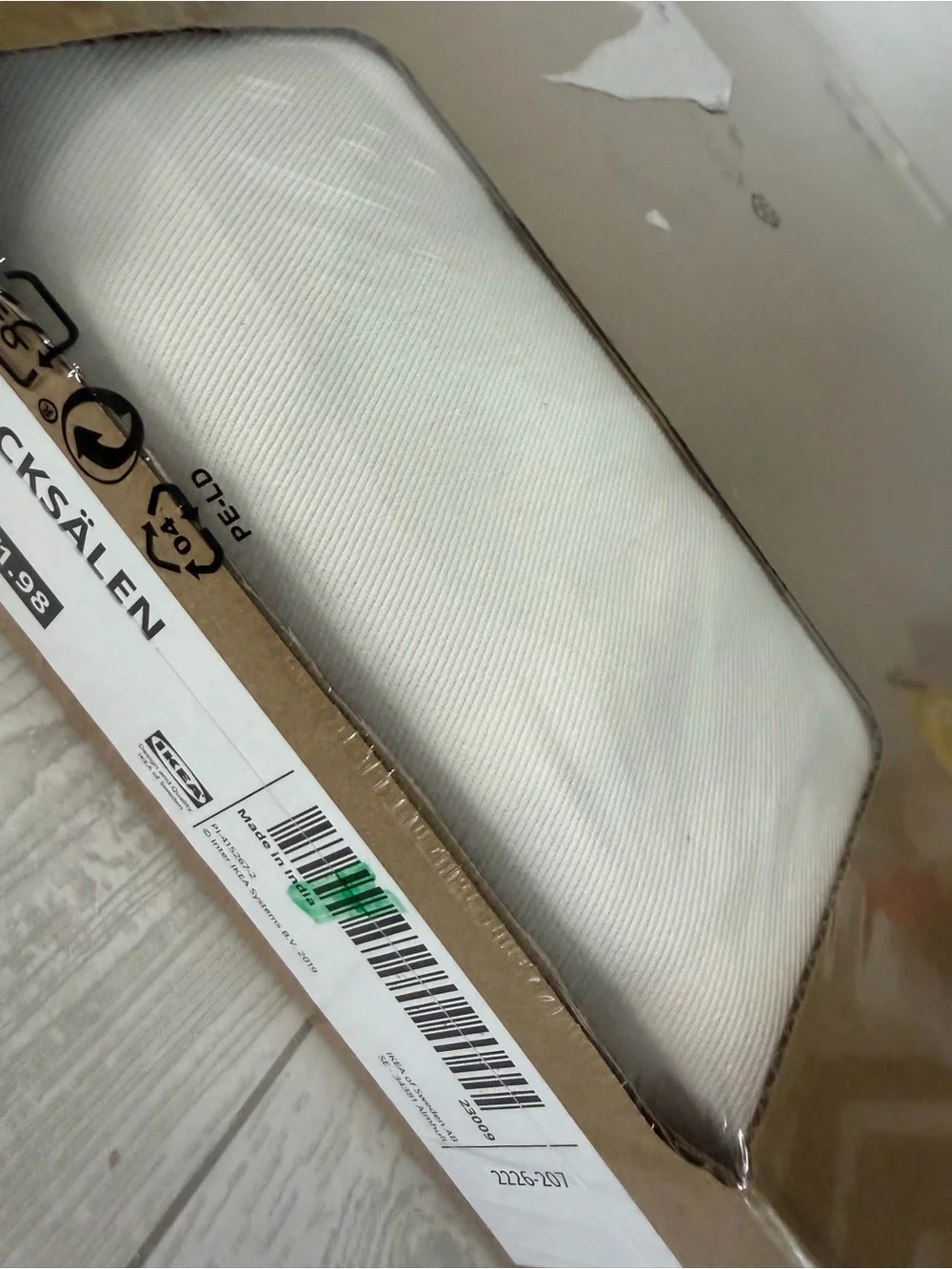 IKEA Backsalen Cover Loveseat Blekinge White